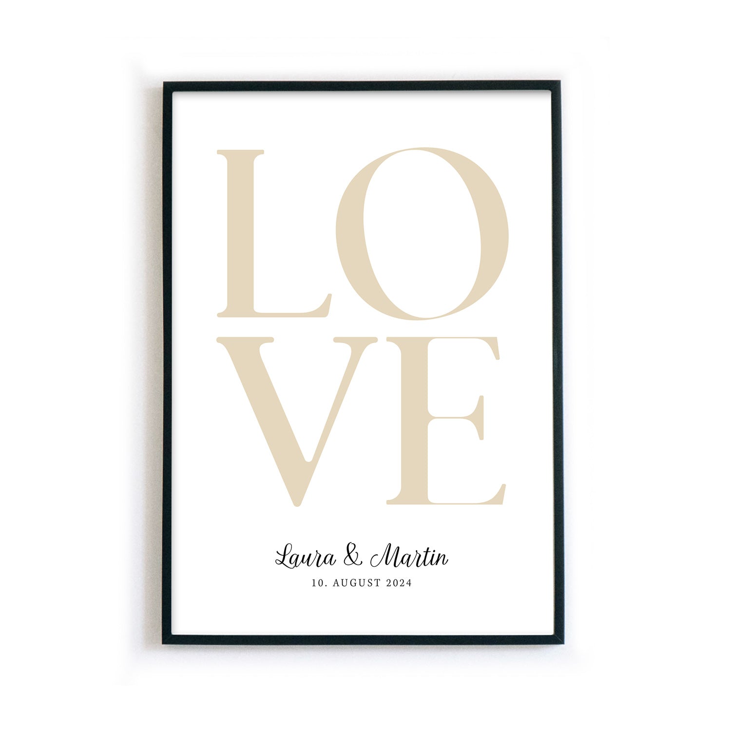 Heiraten aus Liebe - Personalisiertes Geschenk