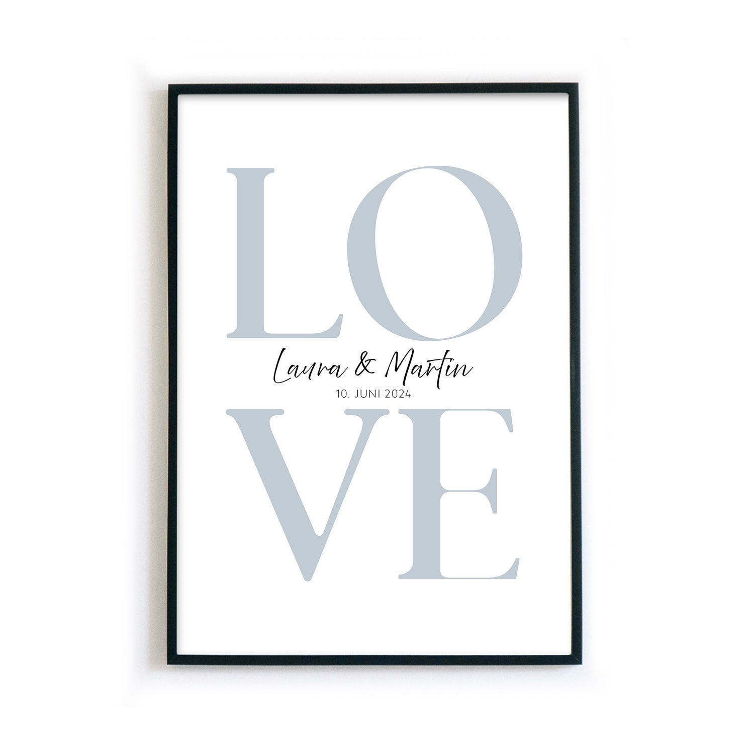 LOVE Hochzeit Bild - Hochzeitsgeschenk
