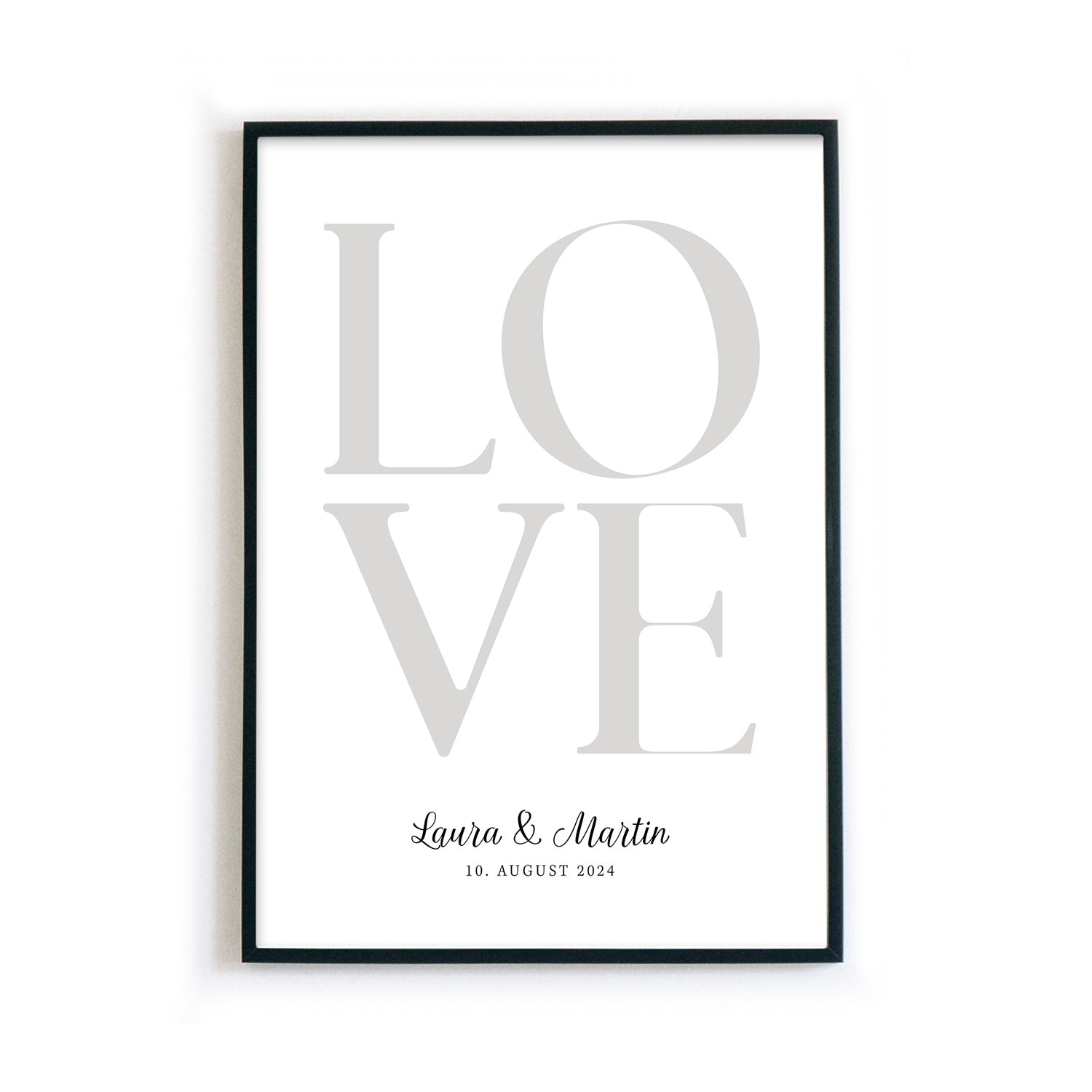 Heiraten aus Liebe - Personalisiertes Geschenk