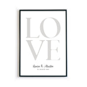 Heiraten aus Liebe - Personalisiertes Geschenk