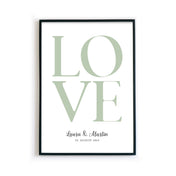 Heiraten aus Liebe - Personalisiertes Geschenk