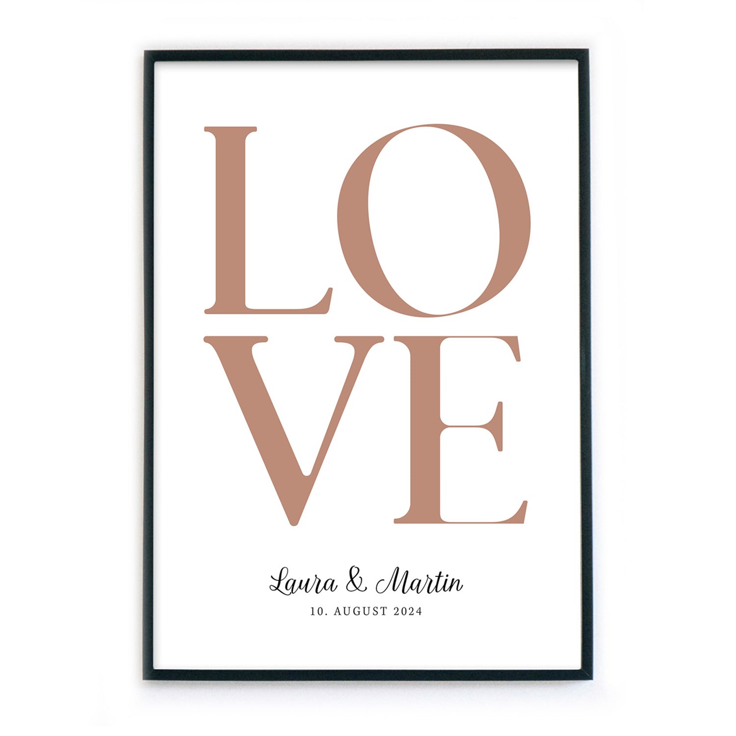 Heiraten aus Liebe - Personalisiertes Geschenk