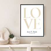 Heiraten aus Liebe - Personalisiertes Geschenk