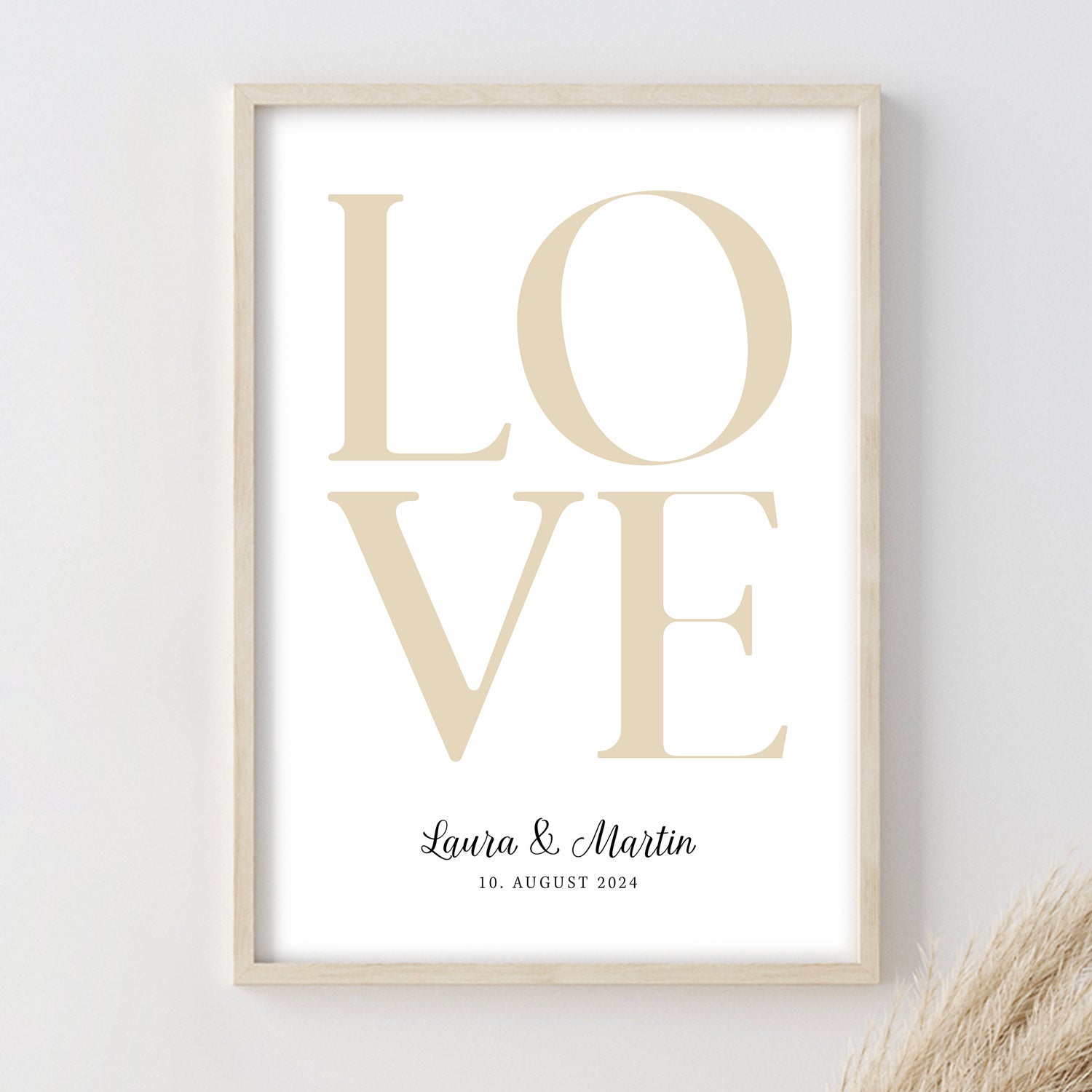 Heiraten aus Liebe - Personalisiertes Geschenk