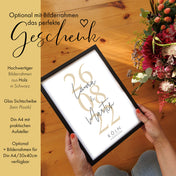Hochzeitstag Poster - Hochzeitsgeschenk