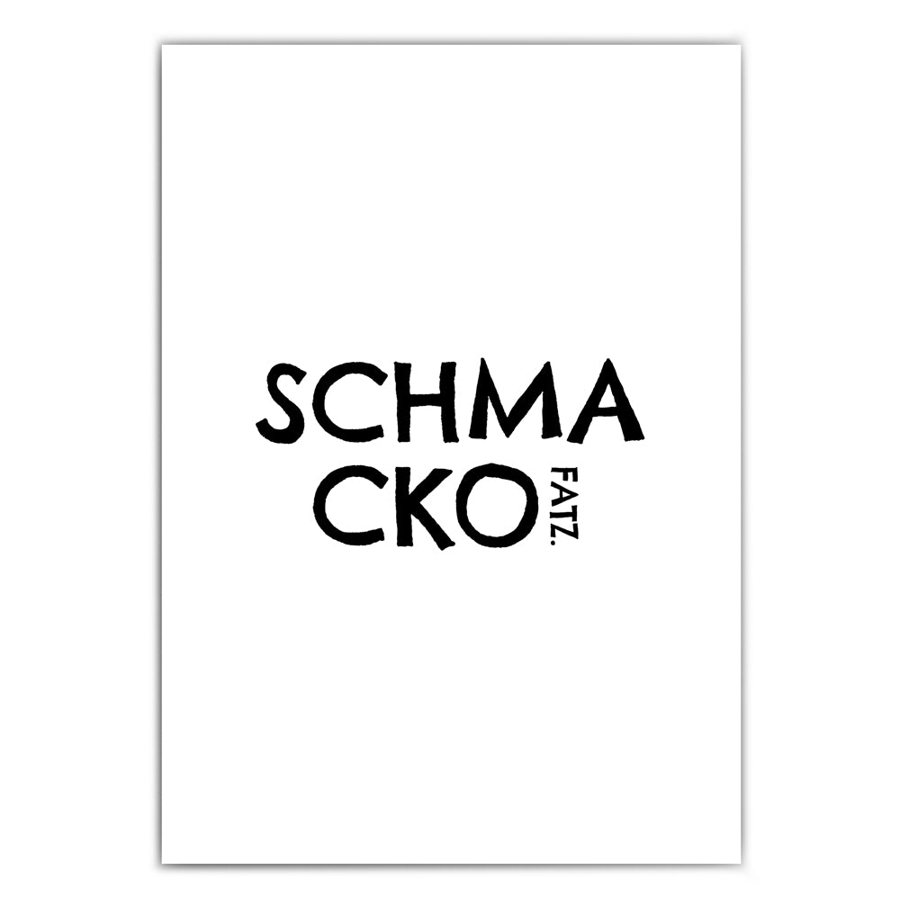 Schmackofatz - Witziges Küchenposter