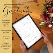 Familien Poster - Kreuzworträtsel Personalisiert