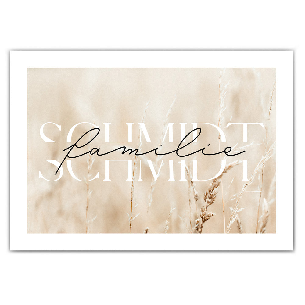 Familienname mit Bild