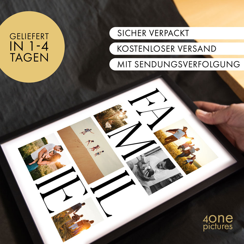 Familien Erinnerungen - Fotocollage