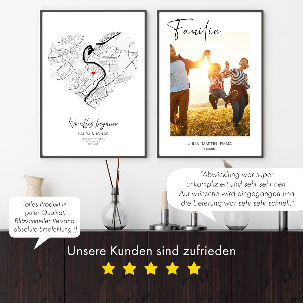 Familienfoto - Personalisiertes Geschenk