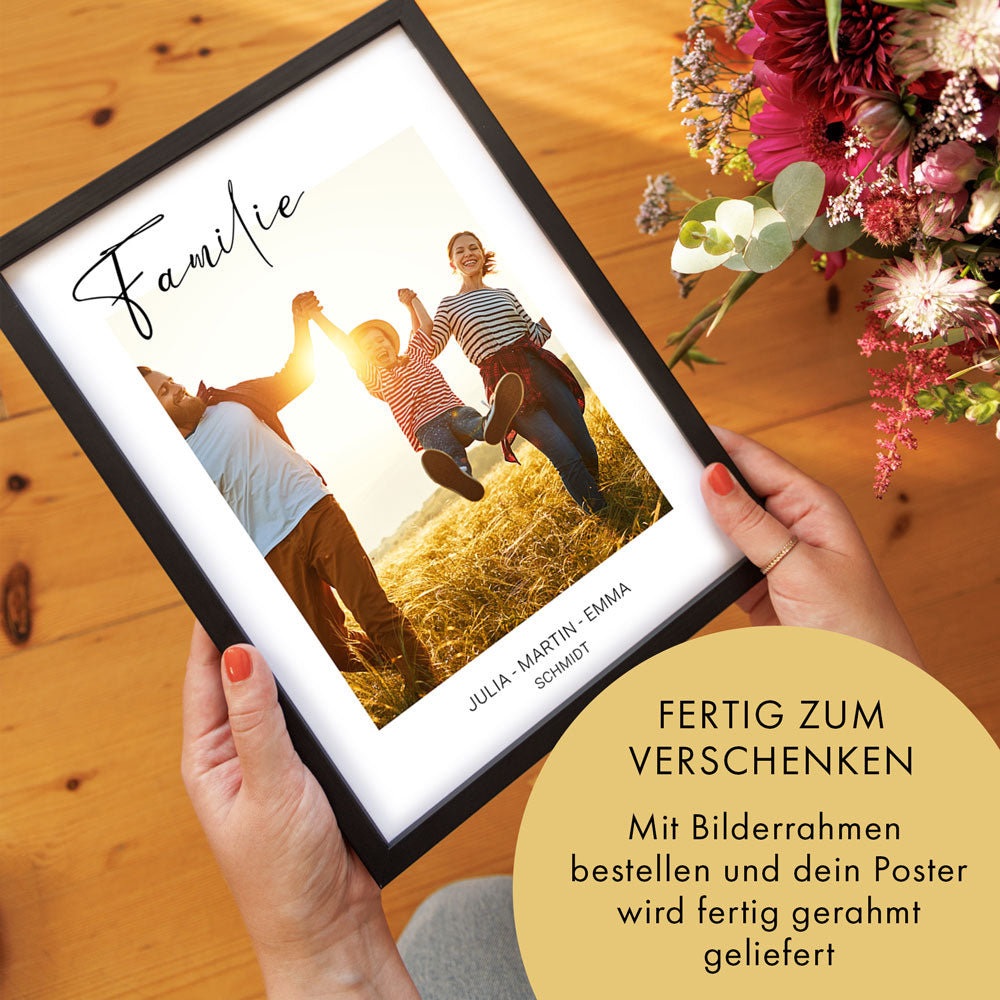 Familienfoto - Personalisiertes Geschenk