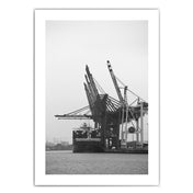 Hamburger Hafen - Schiff an Doc