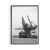 Hamburger Hafen - Schiff an Doc