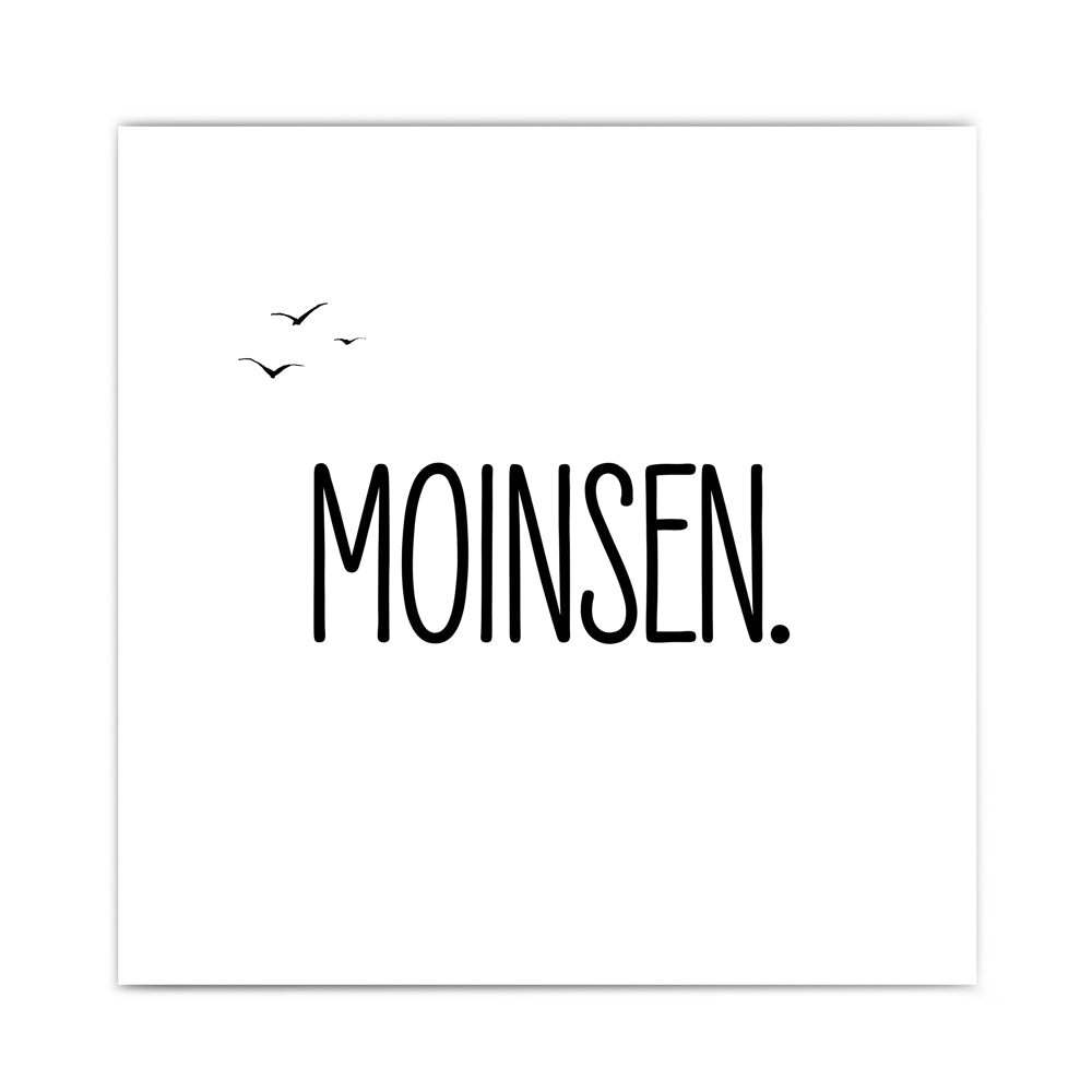 Moinsen Typo Poster
