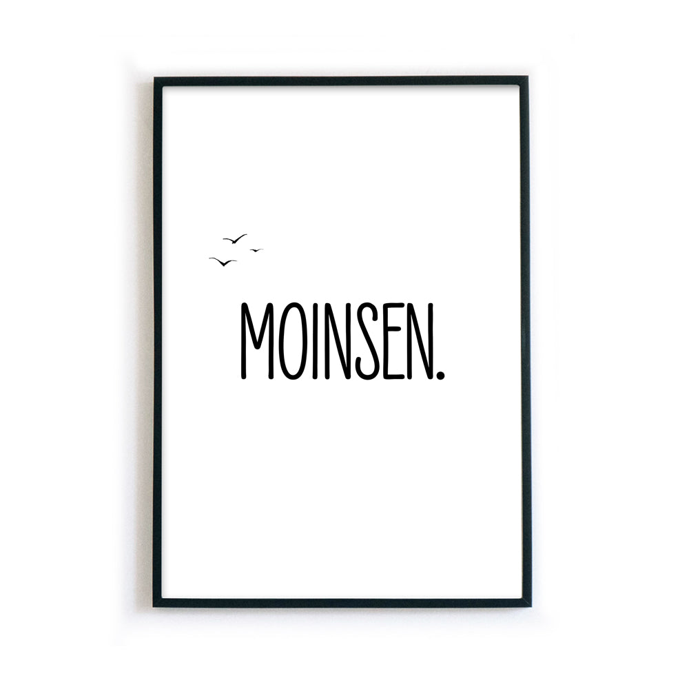 Moinsen Typo Poster