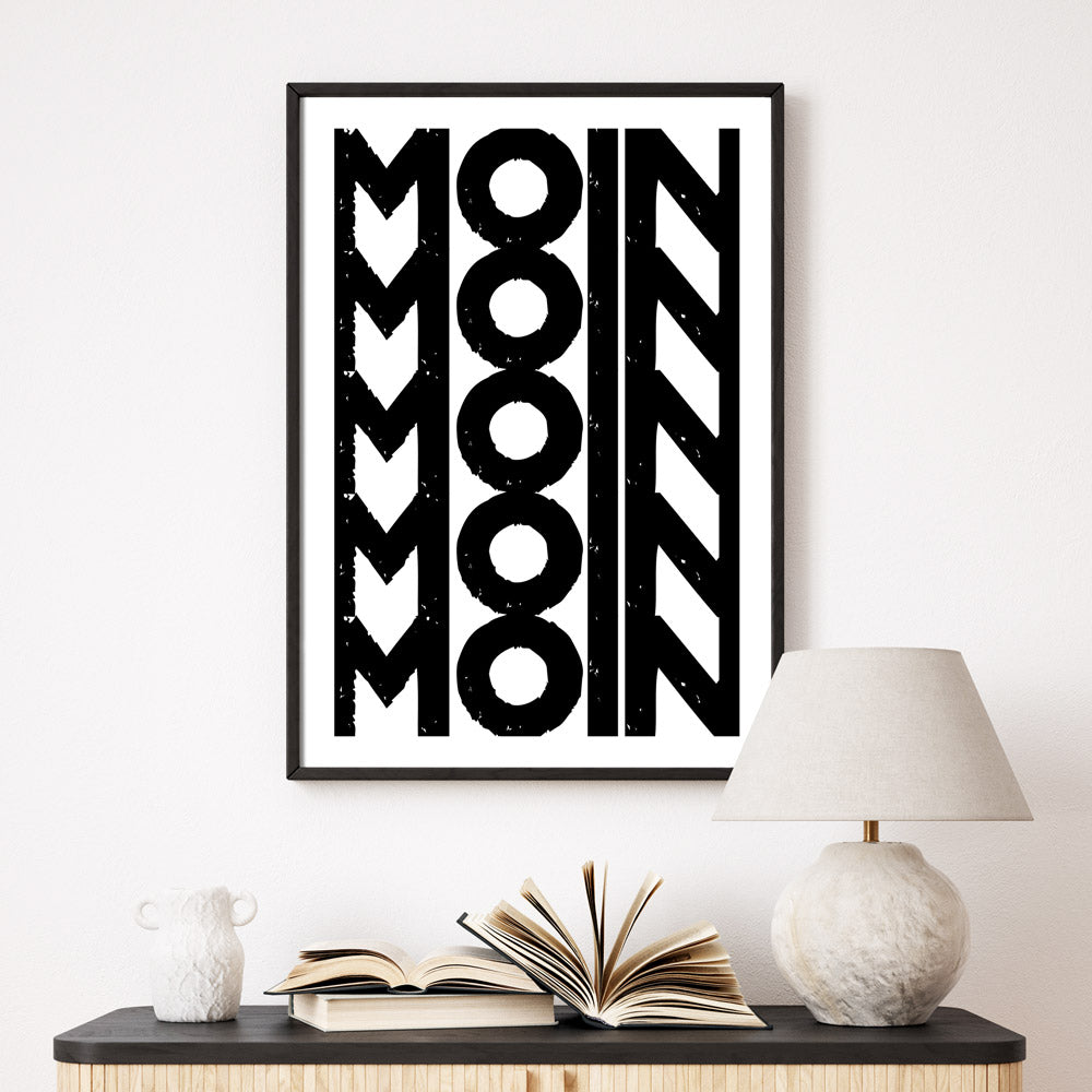 Moin Art Poster - Hamburg