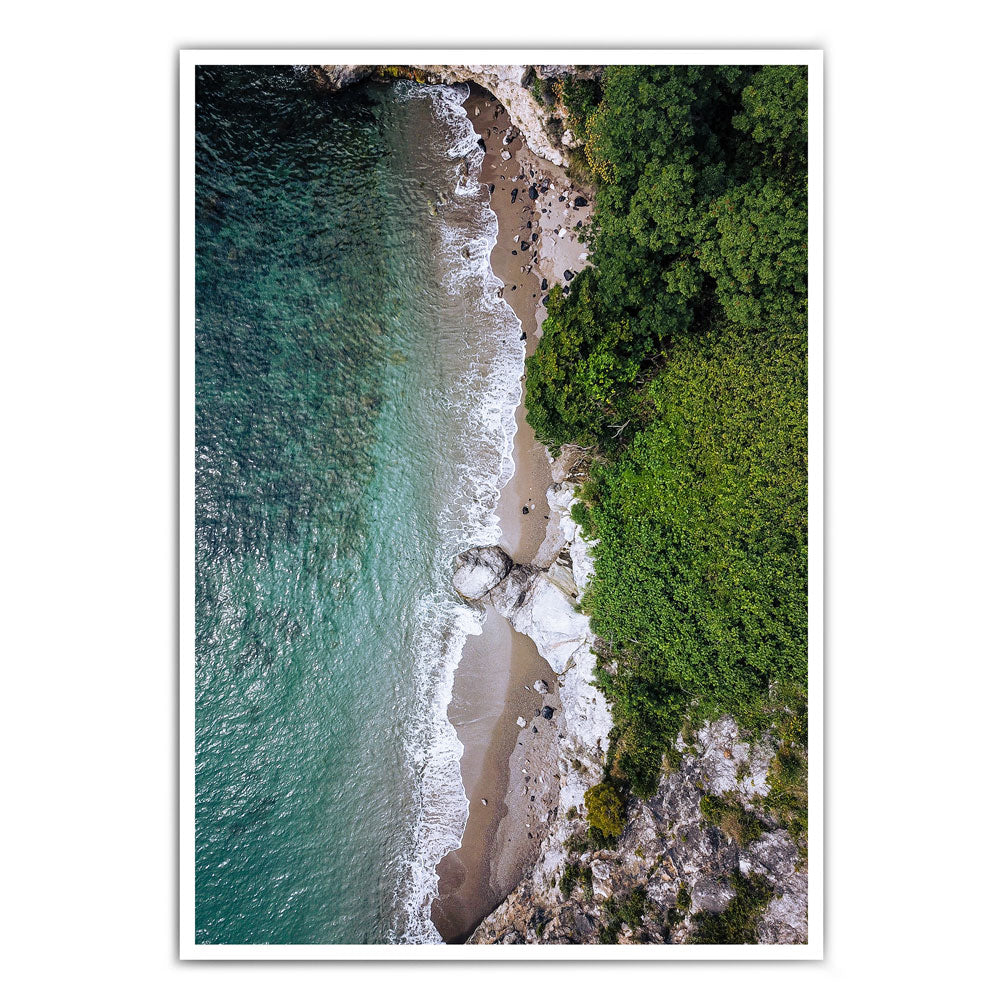 Küste von Oben - Natur Poster
