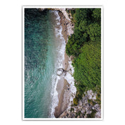 Küste von Oben - Natur Poster