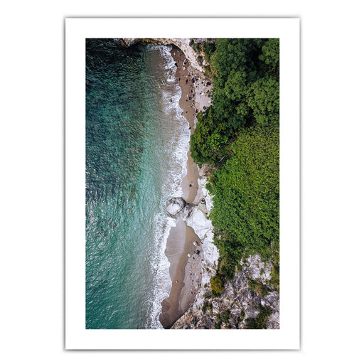 Küste von Oben - Natur Poster