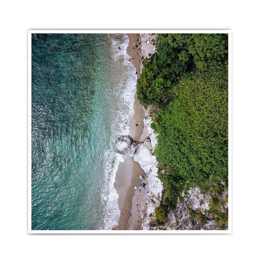 Küste von Oben - Natur Poster