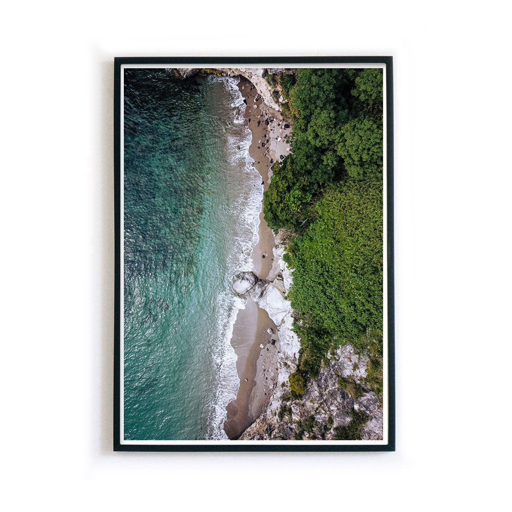 Küste von Oben - Natur Poster