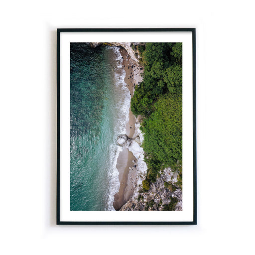 Küste von Oben - Natur Poster