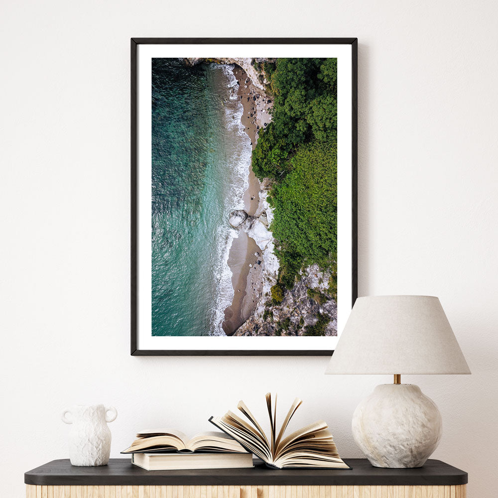Küste von Oben - Natur Poster