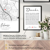 Liebeserklärung Poster Personalisiert