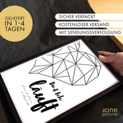 Du & Ich Läuft Herz - Paar Poster