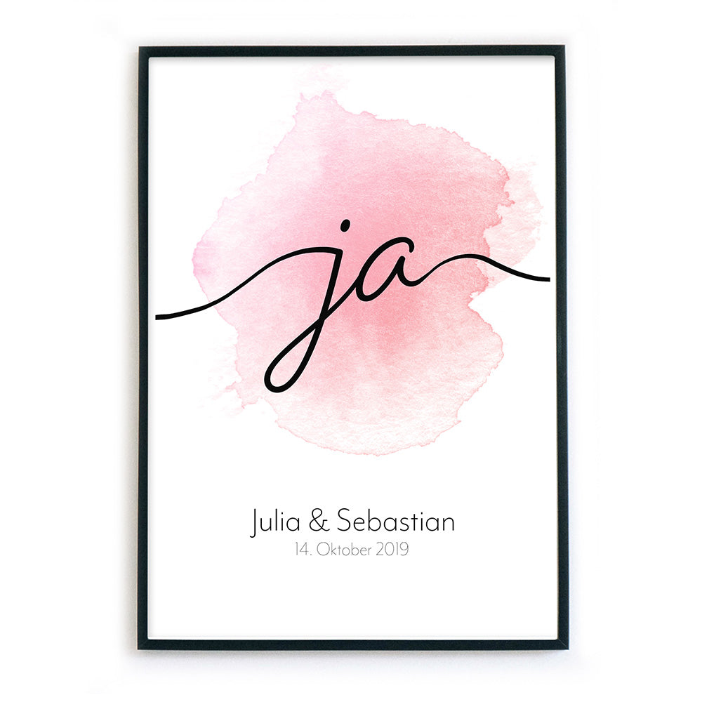 Rosa Ja Bild Personalisiert