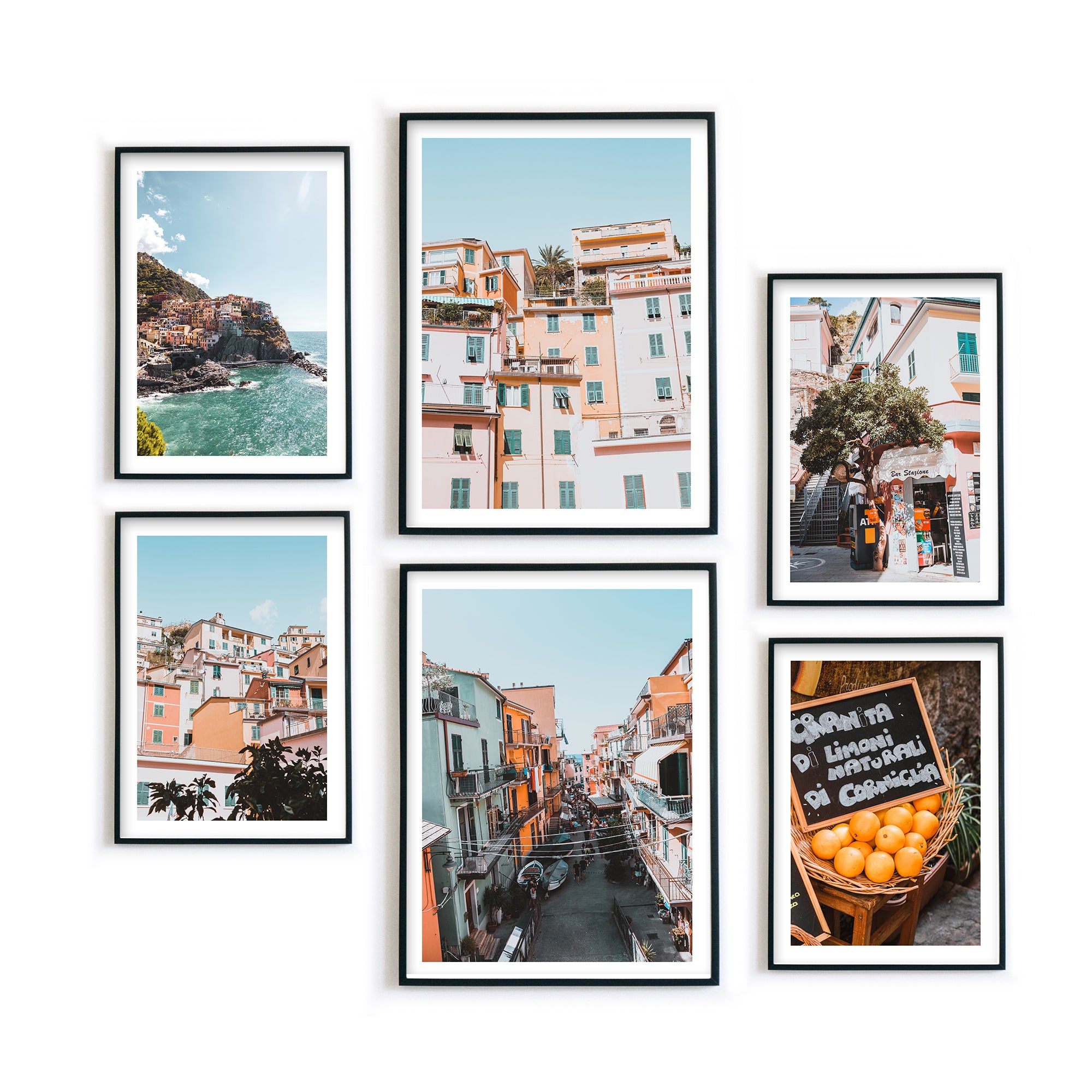 Hell & Pastell - Italien Poster Set