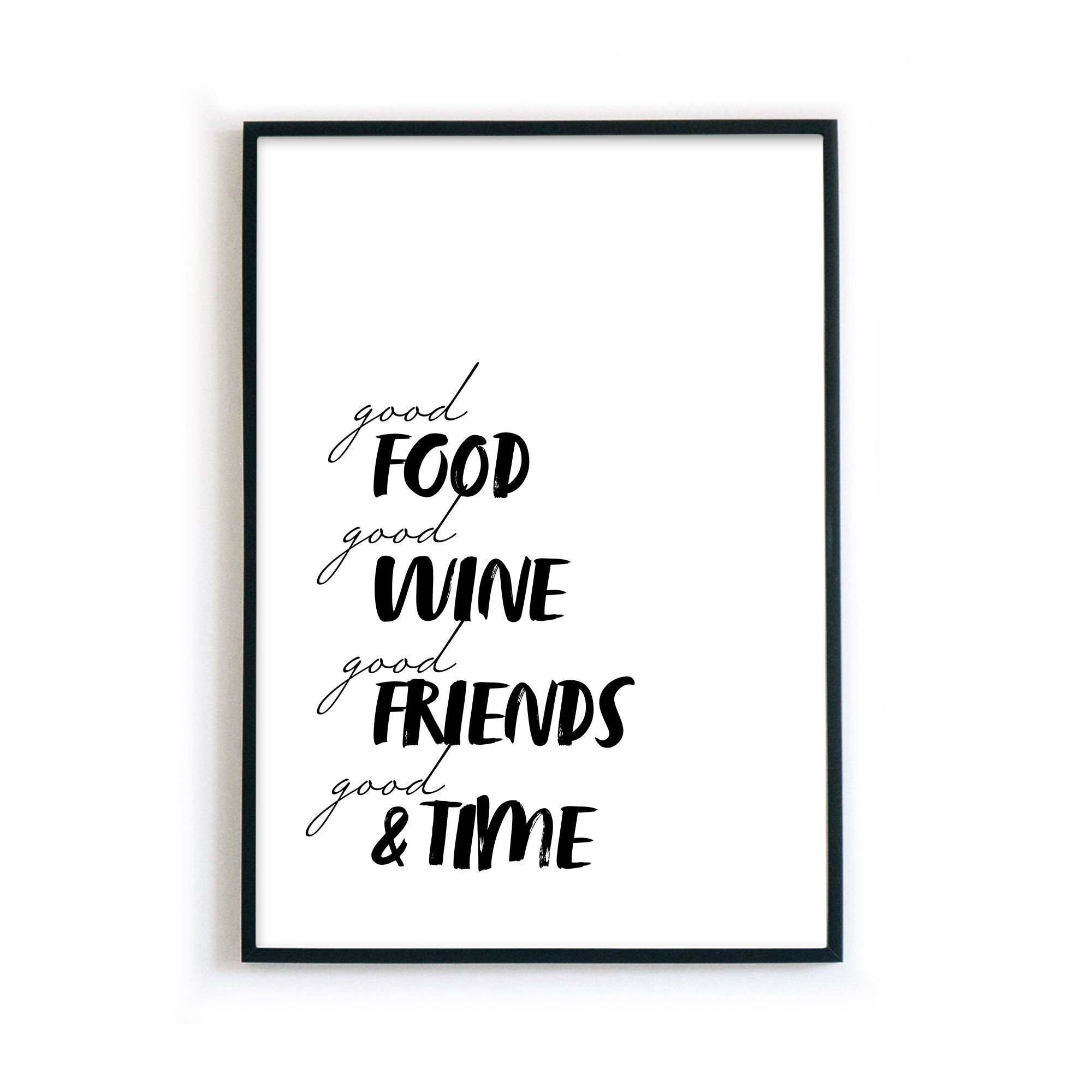 4one-pictures-kuchenposter-bild-kueche-spruch-quotes-good-food-wine-friends-a4-rahmen2.jpg