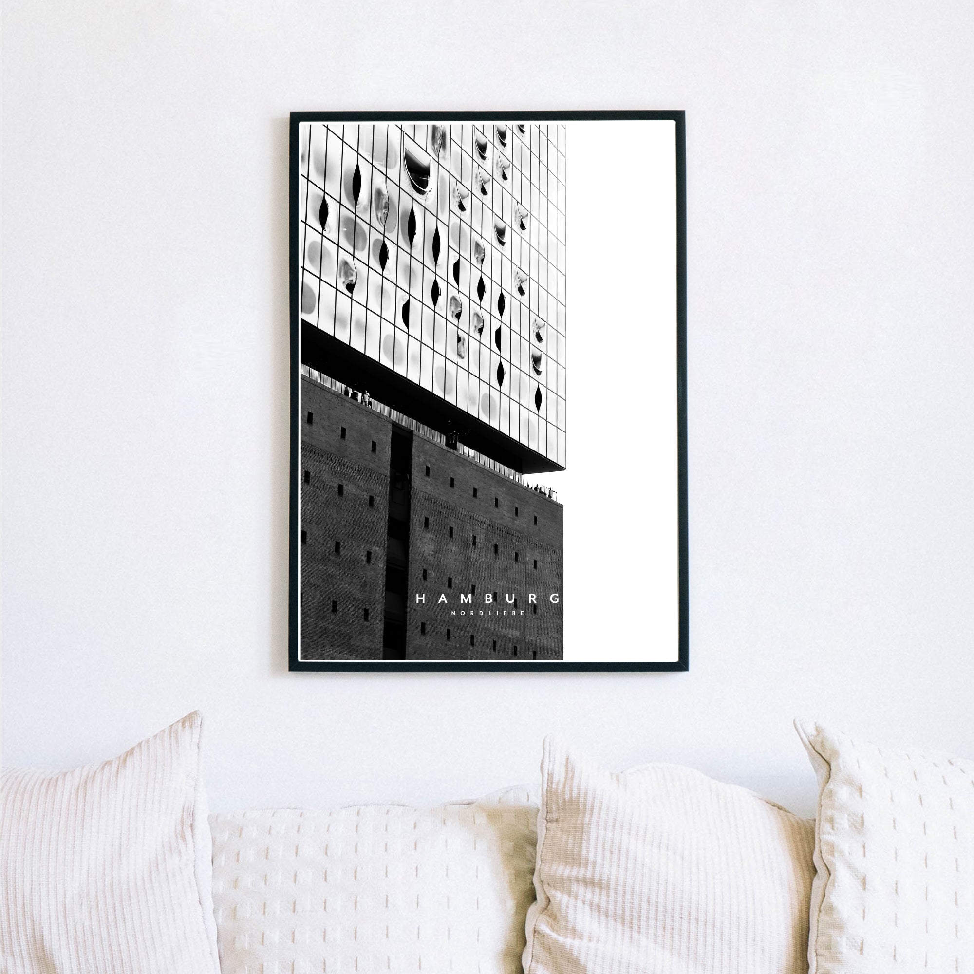 Schwarz Weiß Elbphilharmonie