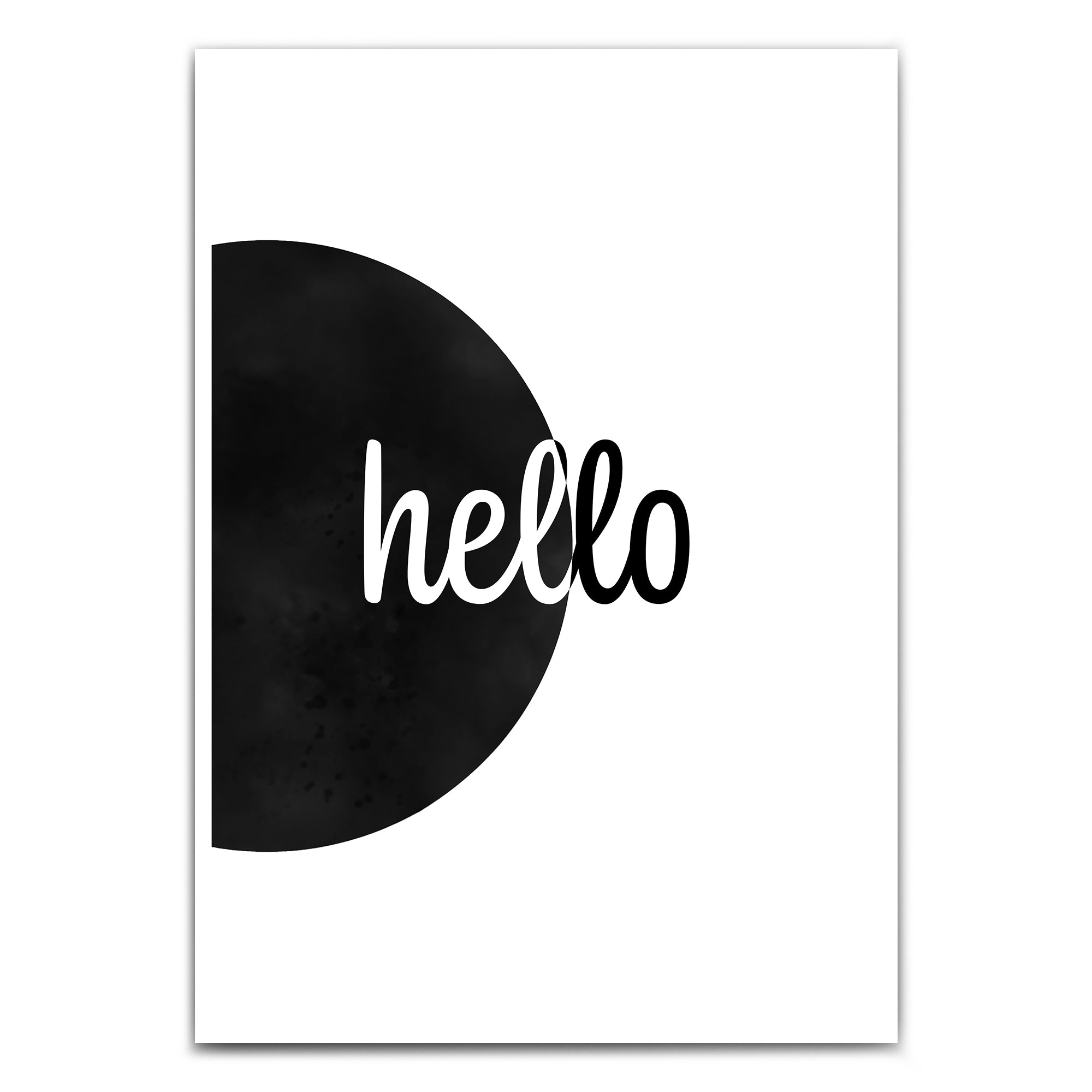 Hello Typographie Poster für euer Zuhause 4one Pictures