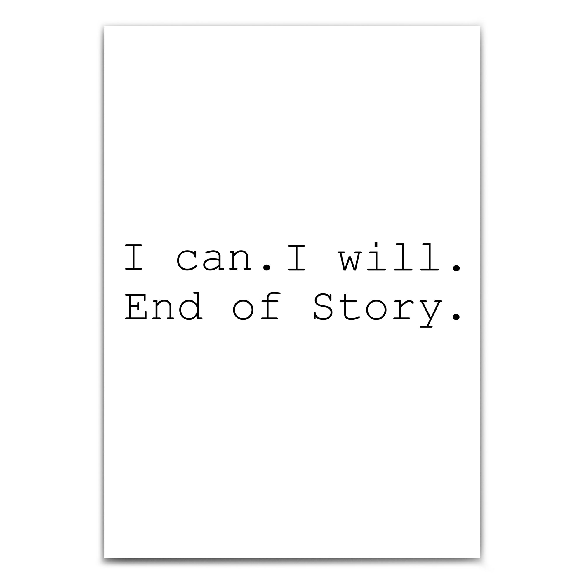 I can I will