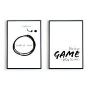 Comfort Zone & Game - Motivation Poster
