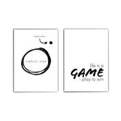 Comfort Zone & Game - Motivation Poster
