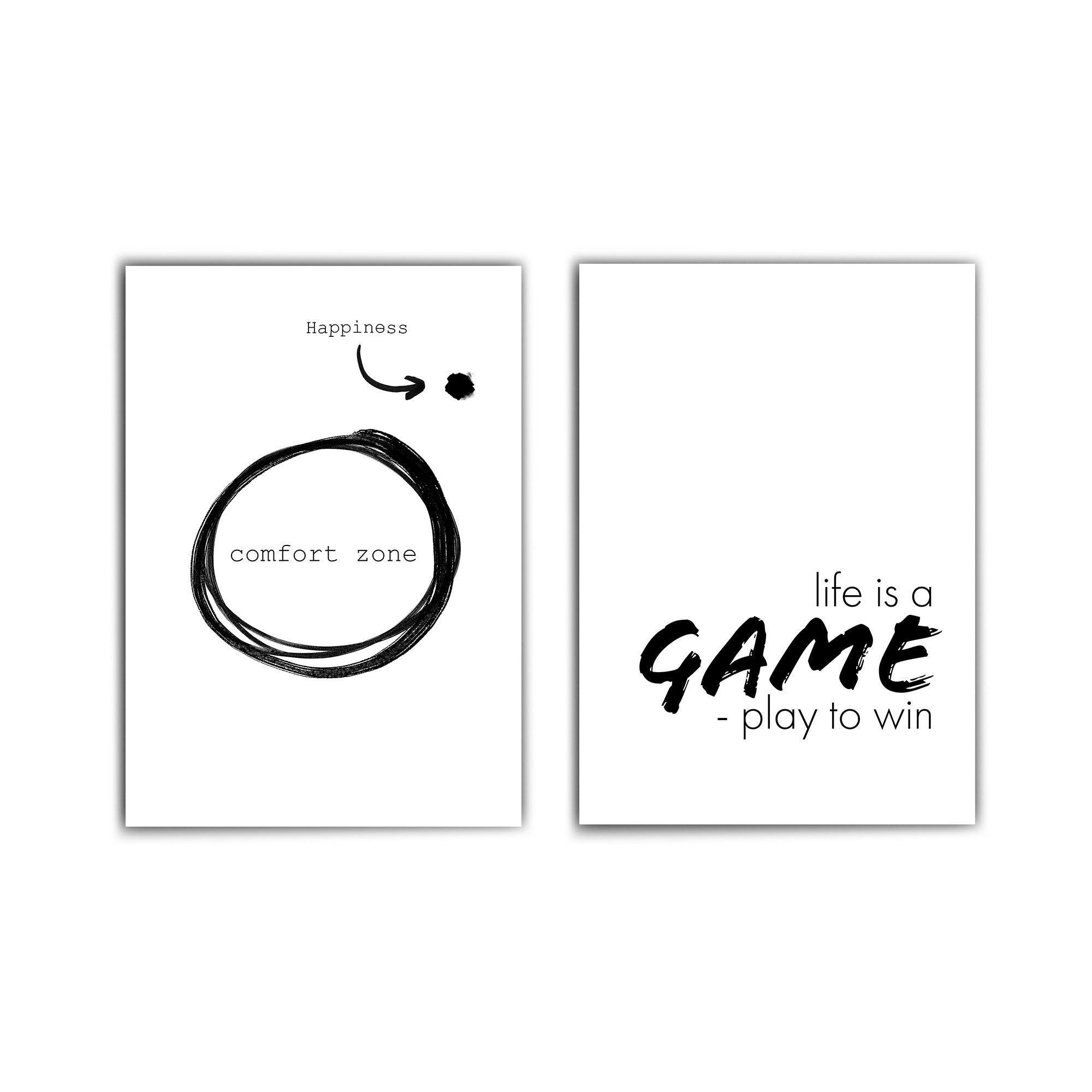 Comfort Zone & Game - Motivation Poster