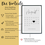 Kalender Hochzeitstag - Hochzeitsgeschenk