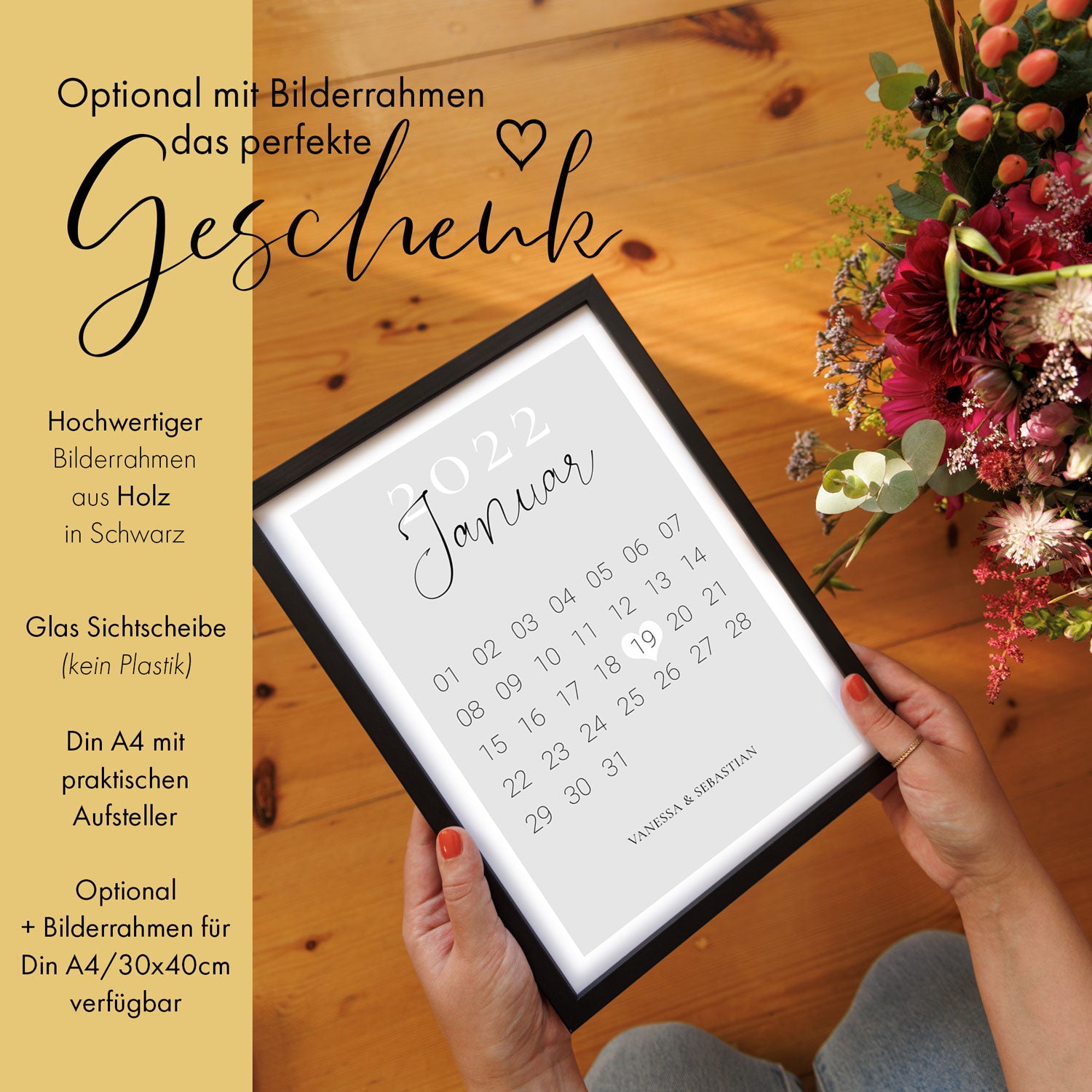 Kalender Hochzeitstag - Hochzeitsgeschenk