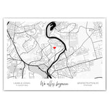 Wo alles begann Poster - Karte Querformat