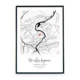 Wo alles begann Poster - Hochzeitsgeschenk