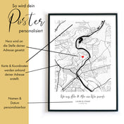 Aus Dir & Mir ein Wir Karte - Geschenk Jahrestag