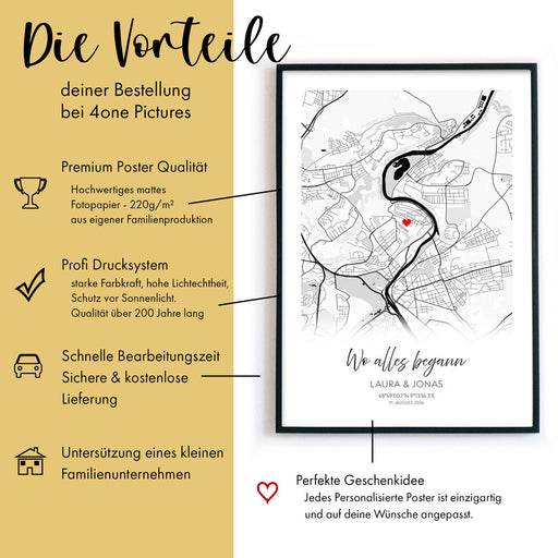 Wo alles begann Poster - Hochzeitsgeschenk