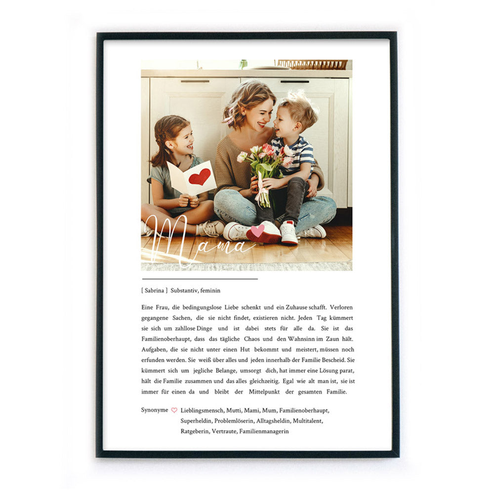 4one-Pictures-Mama-geschenk-personalisiert-poster-mit-foto-bild-bilderrahmen-neu.jpg