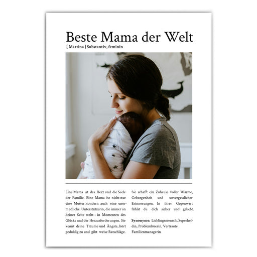 Beste Mama der Welt Definition Bild