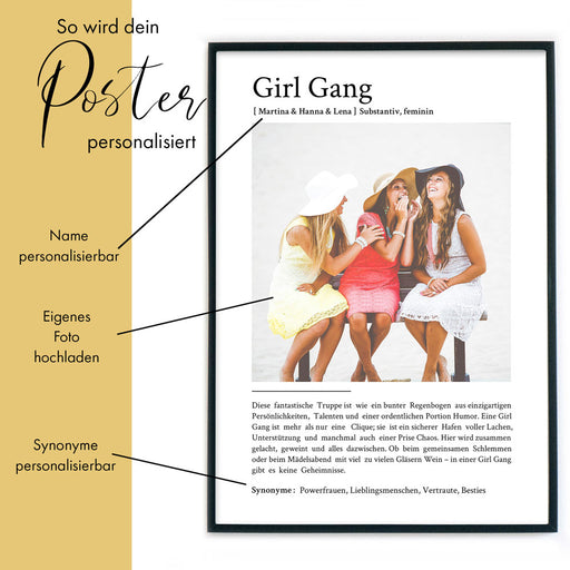 Girl Gang - Definition Poster