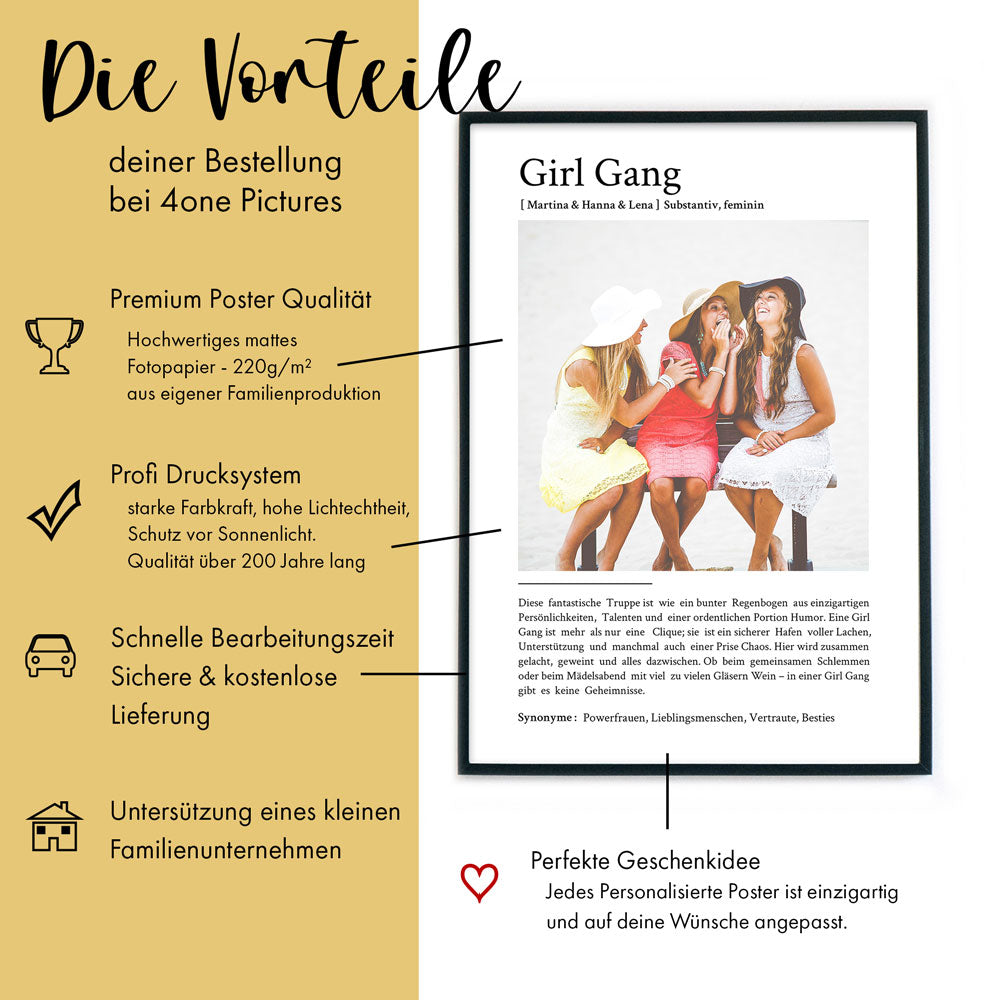 Girl Gang - Definition Poster