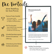 Herzensmensch Definition Poster