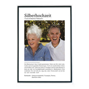 Silberhochzeit Definition Poster